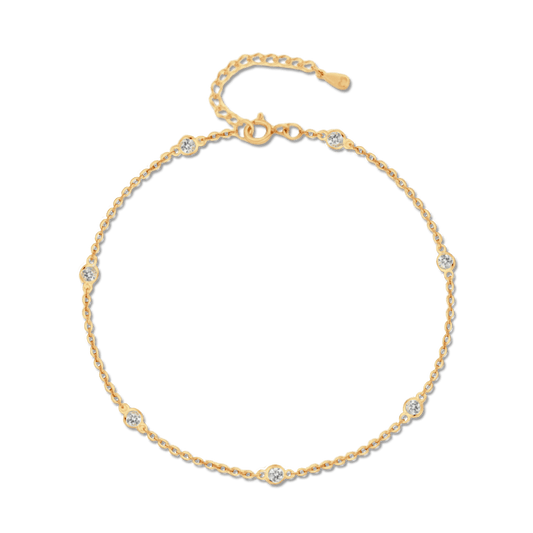 Tobillera Diamonds