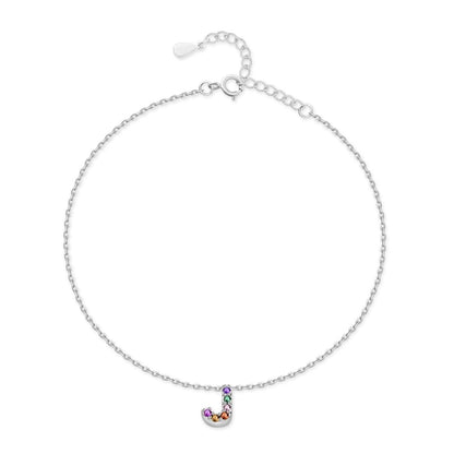 Tobillera Inicial Irisada
