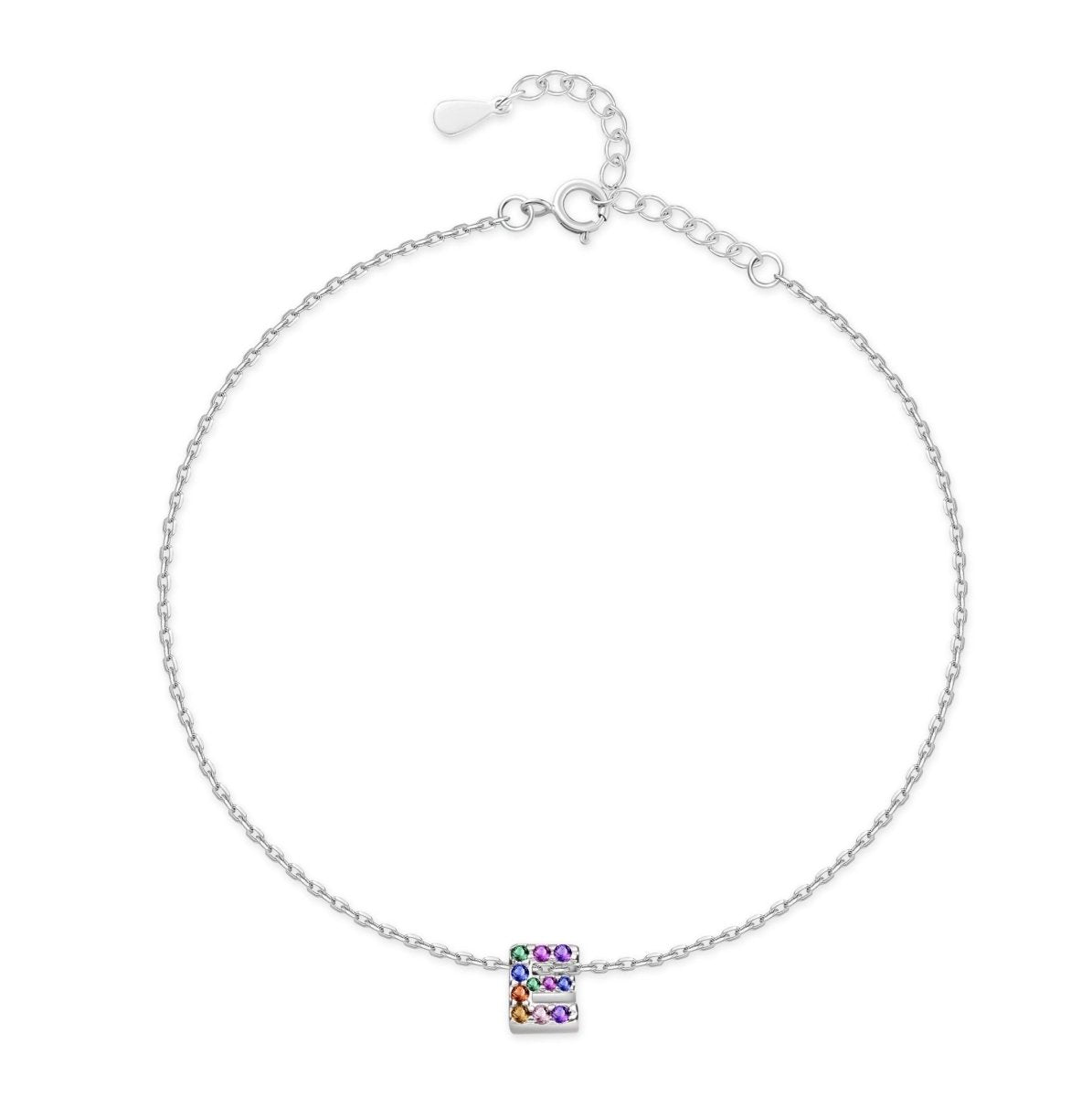 Tobillera Inicial Irisada