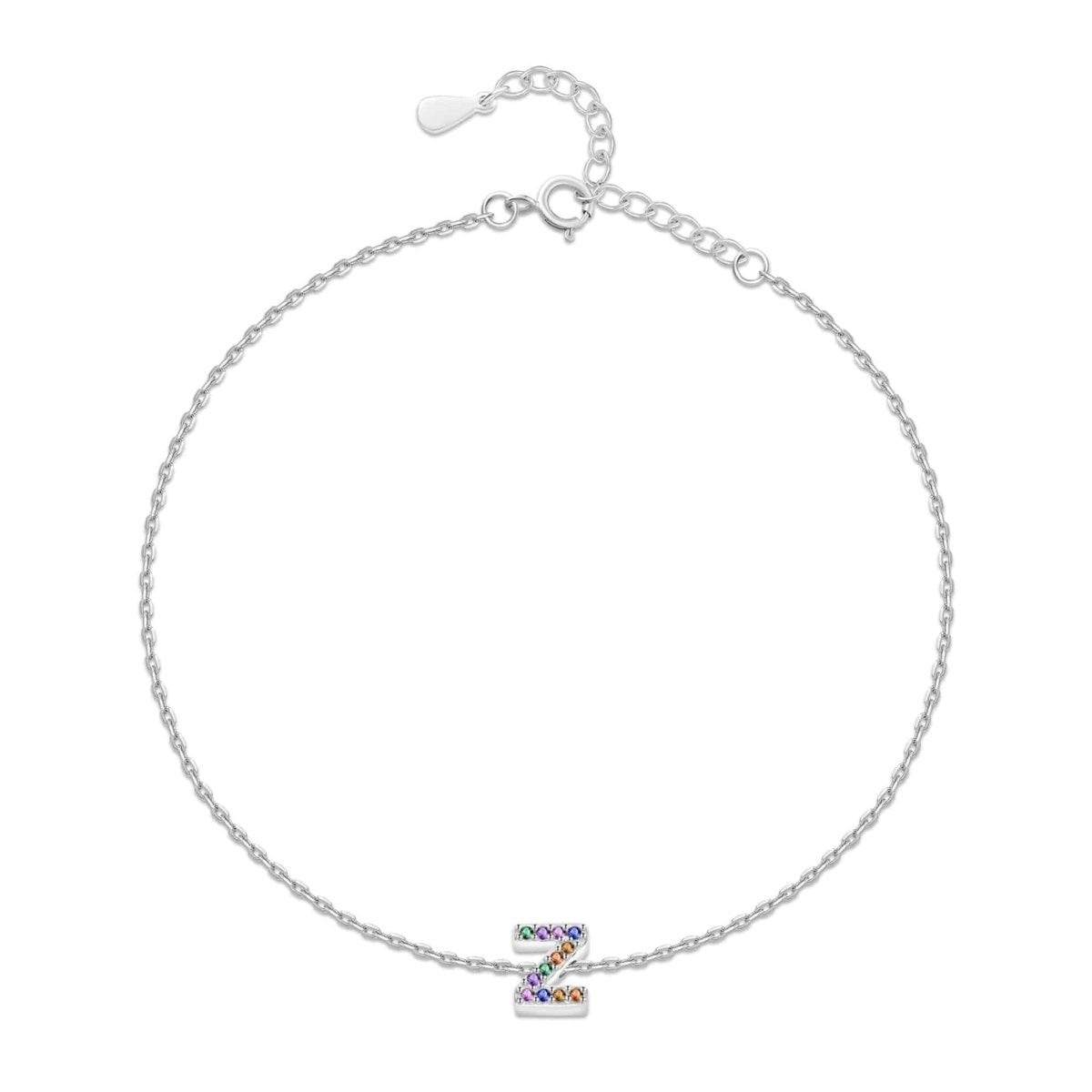 Tobillera Inicial Irisada