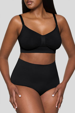 BOOMBA | Faja negra moldeadora de cintura corta