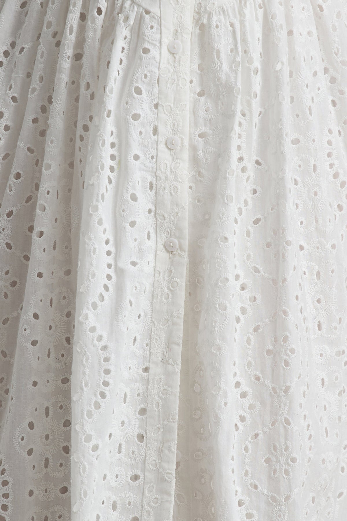 Jezebel | Vestido midi bordado blanco con escote halter