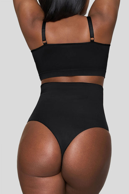 BOOMBA | Faja negra moldeadora de cintura corta