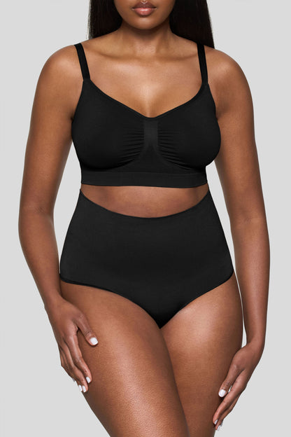 BOOMBA | Faja negra moldeadora de cintura corta