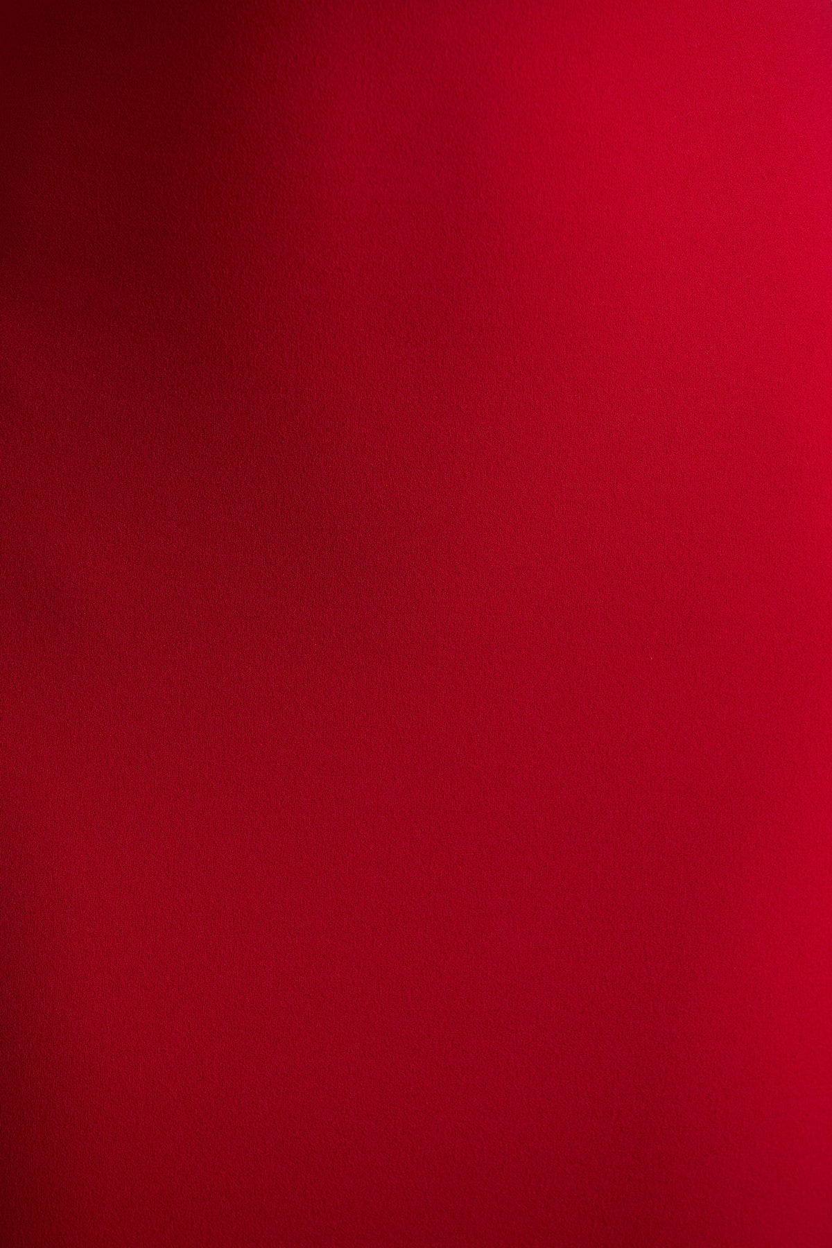 Dakota |  Vestido midi rojo con mangas abullonadas